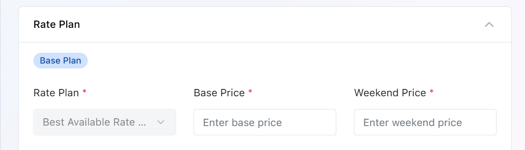 Rate Plan