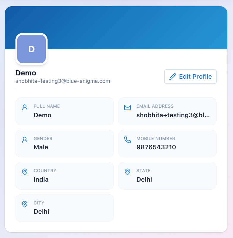 Profile Info