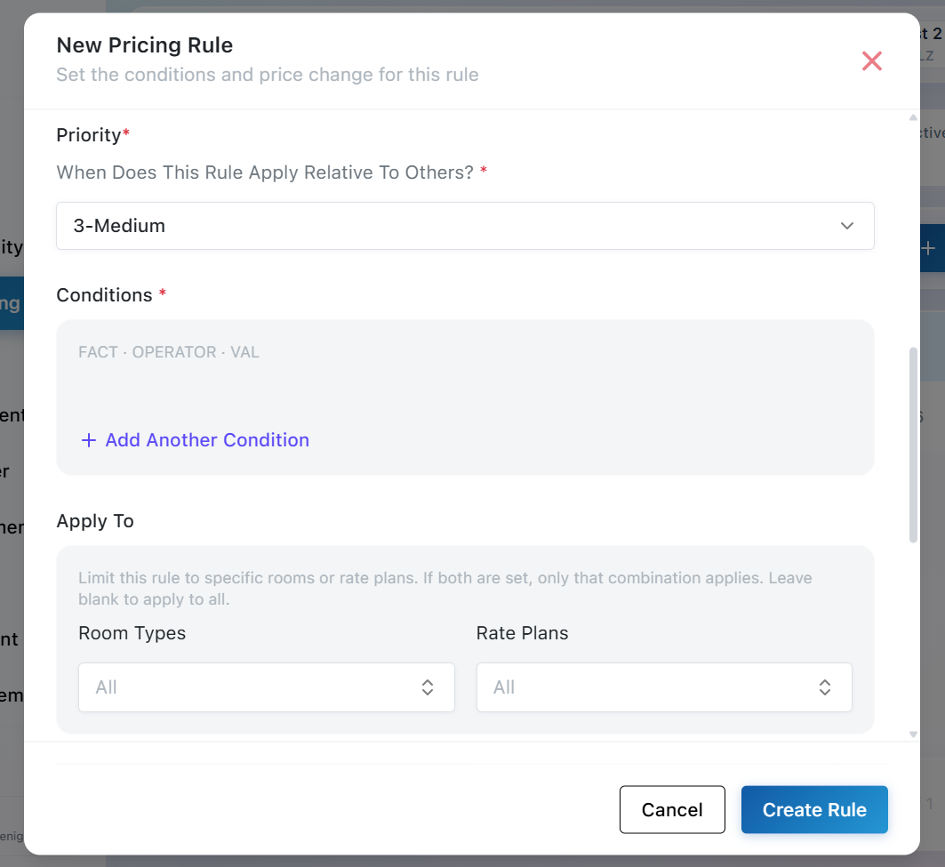 Rule Based Pricing