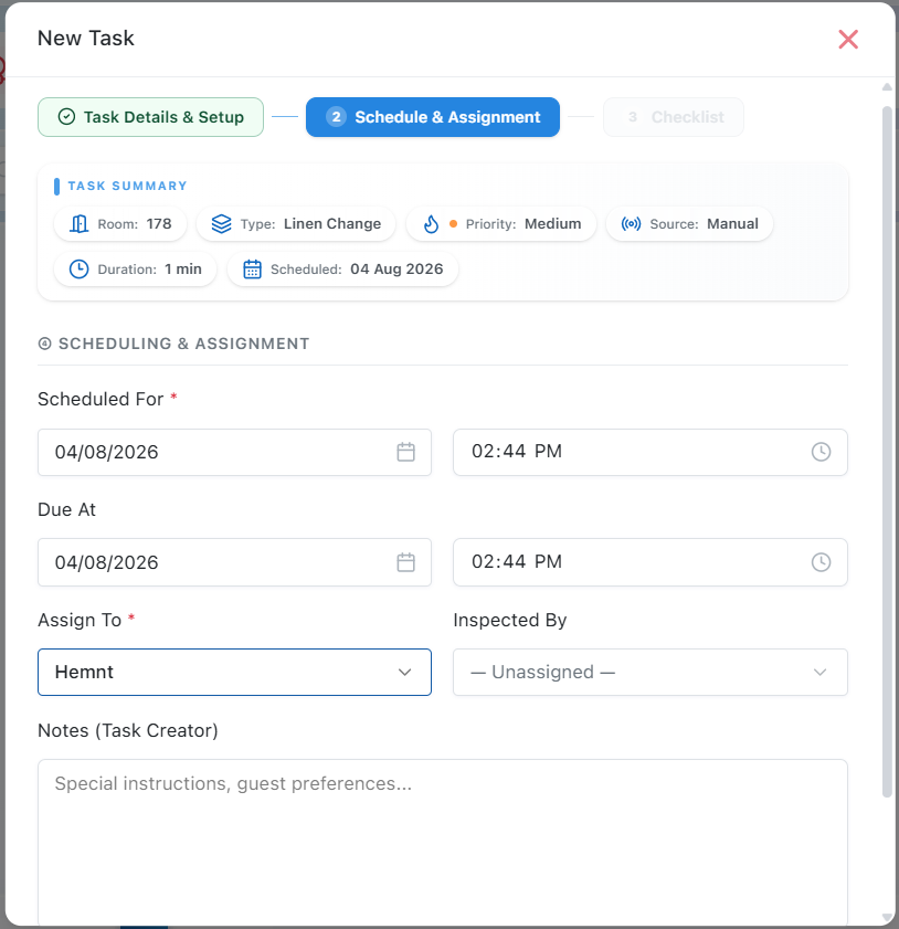 Registration Page